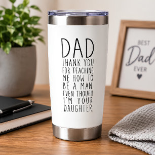 Funny Dad Mug From Daughter Insulated Tumbler