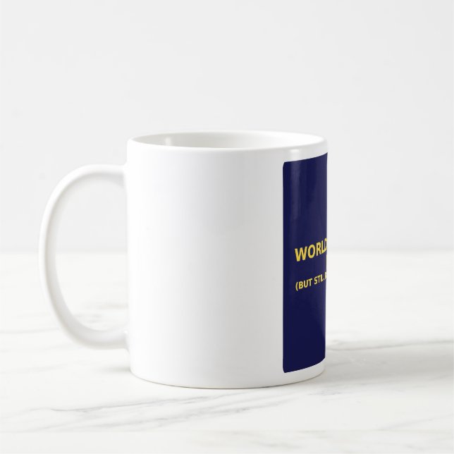 Funny Dad Mug - World's Okayest Dad Father's Da... (Left)