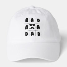Funny Dad Mustache Minimal Typography