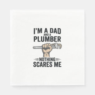 Funny Dad Plumber Vintage Engraving Shirt Design_1 Napkins
