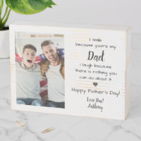 Funny Dad Poem Personalized Photo Father's Day 