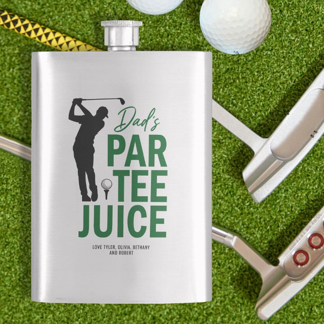 Funny “Dad’s Par-Tee Juice” Golf Drinking Flask (Creator Uploaded)