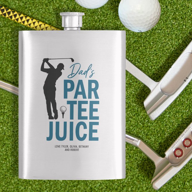 Funny “Dad’s Par-Tee Juice” Golf Drinking Flask (Creator Uploaded)