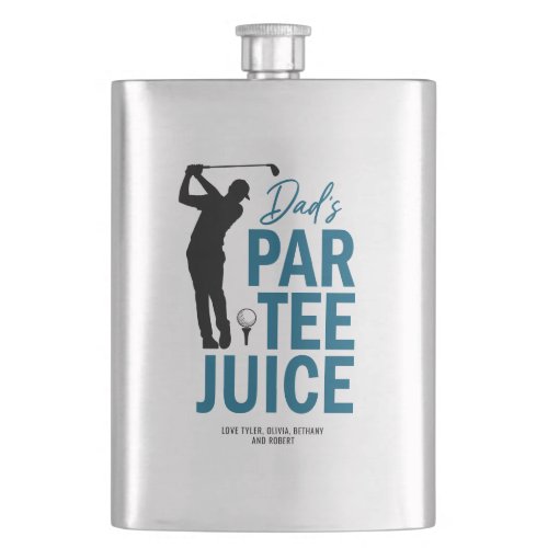 Funny “Dad’s Par-Tee Juice” Golf Drinking Flask
