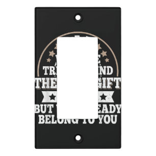 Funny Dad Saying Graphic Vintage Papa Father Light Switch Cover