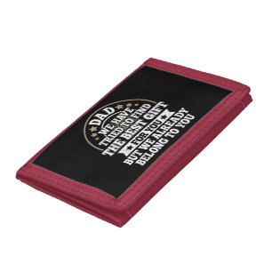 Funny Dad Saying Graphic Vintage Papa Father Tri-fold Wallet