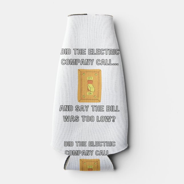 Funny Dad Sayings  Bottle Cooler (Front)