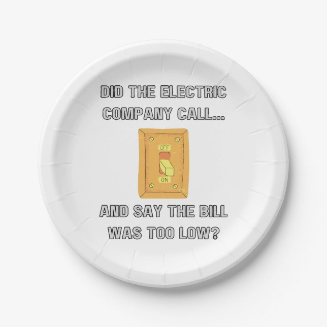 Funny Dad Sayings  Paper Plates (Front)