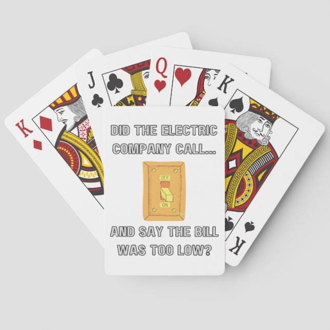 Funny Dad Sayings  Poker Cards (Back)