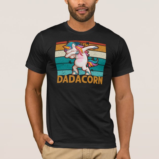 Funny Dad Unicorn  T-Shirt (Front)