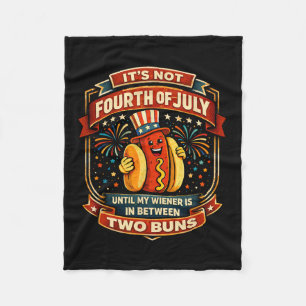 Funny Dad Wiener Humor Adult Holiday Mens Tasteles Fleece Blanket