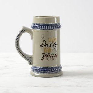 Funny Dada Daddy Dad Bruh Awesome Father's Day Beer Stein