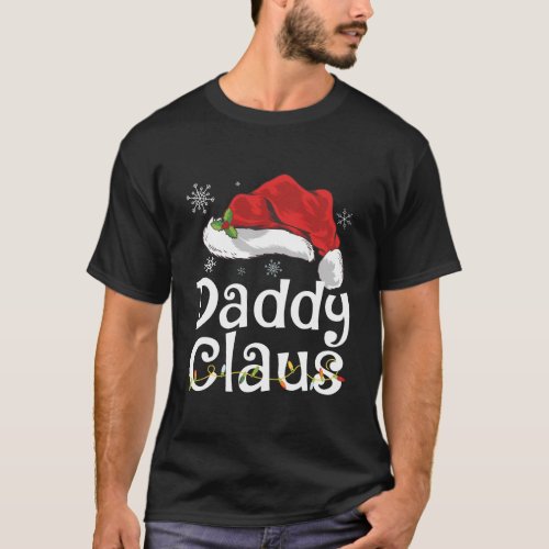 Funny Daddy Claus Christmas T_Shirt Pajamas Santa 