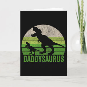 Funny Daddy Dinosaur Daddy Funny Fathers Day Gift Card