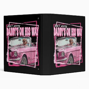 Funny Daddy's Home Trump Pink 2024 Take America Ba 3 Ring Binder