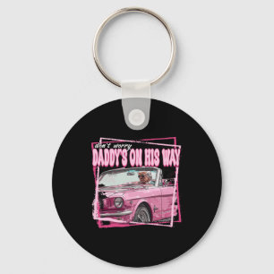 Funny Daddy's Home Trump Pink 2024 Take America Ba Keychain