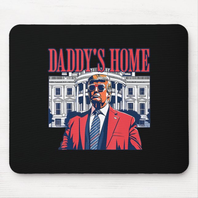 Funny Daddy's Home Trump Pink 2024 Take America Ck Mouse Pad (Front)