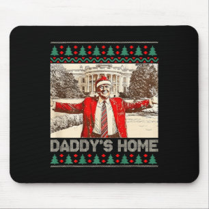 Funny Daddy's Home Trump Ugly Christmas Xmas Pajam Mouse Pad