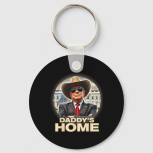 Funny Daddy's Home Trump Won 45 47 Take America Ck Keychain