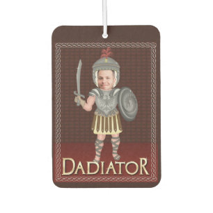 Funny Dadiator Father's Day Custom Dad Photo Air Freshener