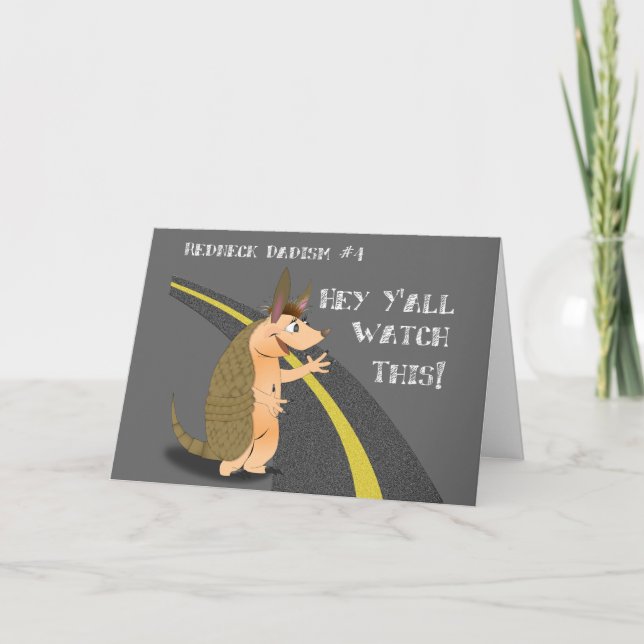 Funny Dadism Card (Front)
