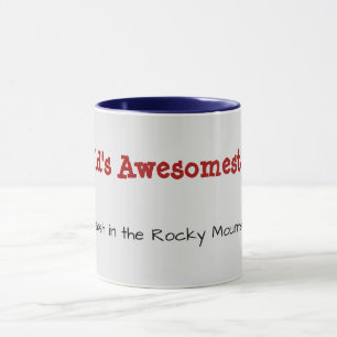 Funny Dads Day Worlds Awesomest Dad Rockies Mug