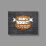 Funny Dad's Fix-it Shop Handy Man Father's Day Canvas Print