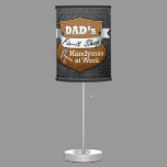 Funny Dad's Fix-it Shop Handy Man Father's Day Table Lamp