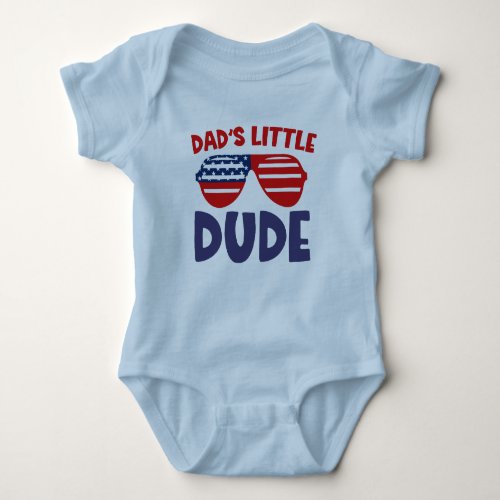 Funny Dads Little Dude Tee Funny T_shirt Toddler Baby Bodysuit
