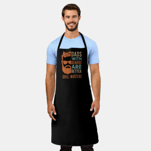 FUNNY DADS WITH BEARDS All-Over Print Apron
