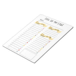 Funny Daily planner, Motivational to-do list Notepad