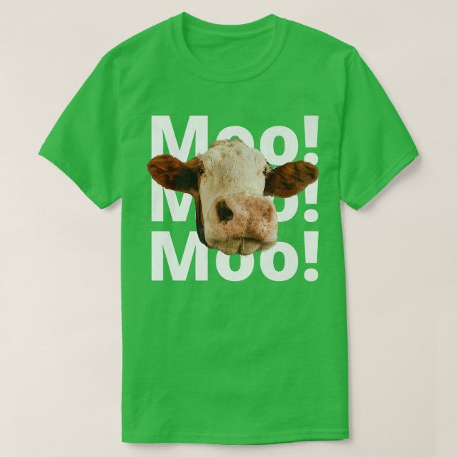 Funny Dairy Farmer, Moo Cow, I just really like co T-Shirt (Design Front)