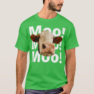 Funny Dairy Farmer, Moo Cow, I just really like co T-Shirt