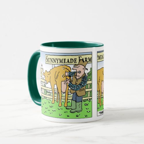 Funny Dairy Farmer on Farm Open Day Mug