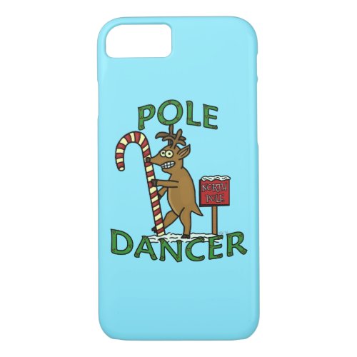 Funny Dancer Christmas Reindeer Pun iPhone 87 Case