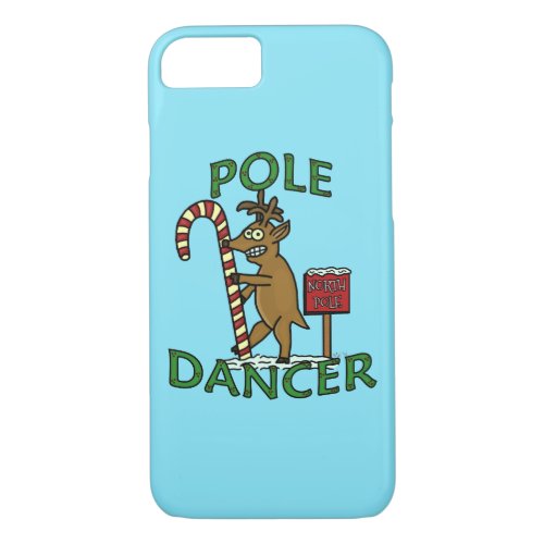 Funny Dancer Christmas Reindeer Pun iPhone 87 Case