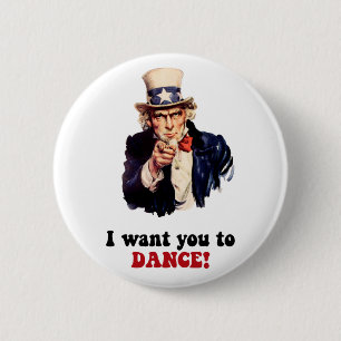 Funny dancing button