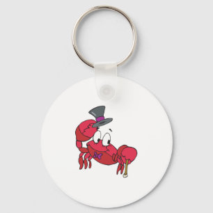 funny dancing crab keychain