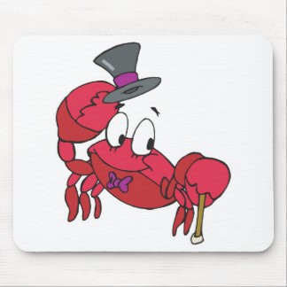 funny dancing crab mouse pad