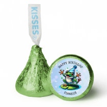 Funny Dancing Frog Personalized Birthday  Hershey®'s Kisses®