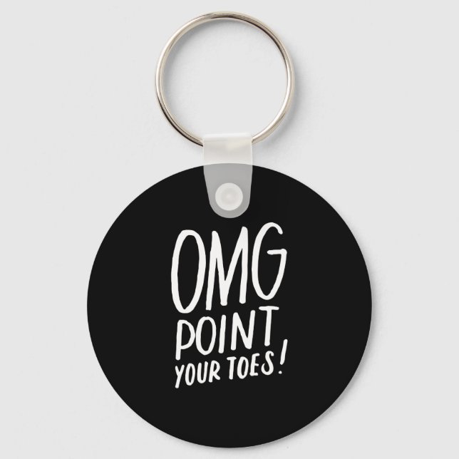 Funny Dancing Great Gift For Dance Teachers, Coach Keychain (Front)
