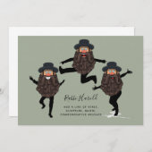 FUNNY Dancing RABBI Personalized with Text (Front/Back)