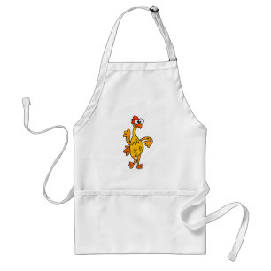 Funny Dancing Rubber Chicken Adult Apron