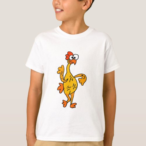 Funny Dancing Rubber Chicken T_Shirt