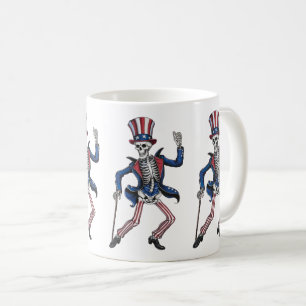 Funny Dancing Skeleton Coffee Mug
