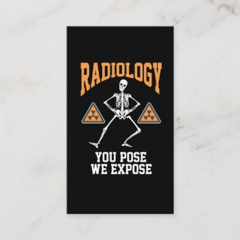 Funny Dancing Skeleton Xray Radiology Humor Business Card by Designer_Store_Ger at Zazzle