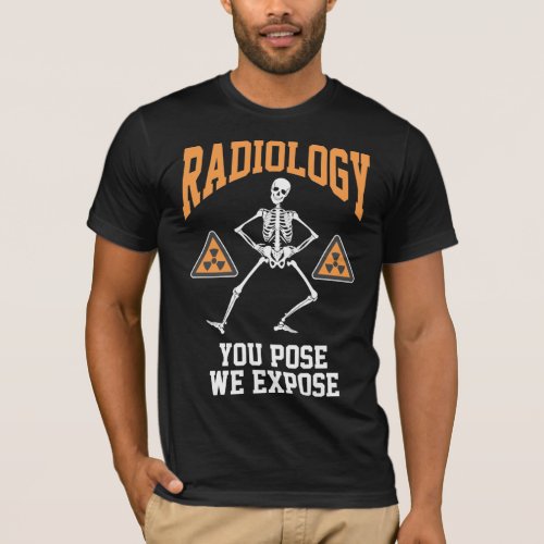 Funny Dancing Skeleton Xray Radiology Humor T_Shirt