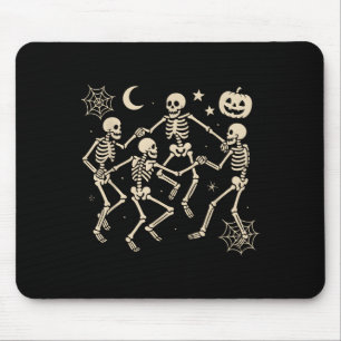 Funny Dancing Skeletons Dance Halloween Costume Ad Mouse Pad