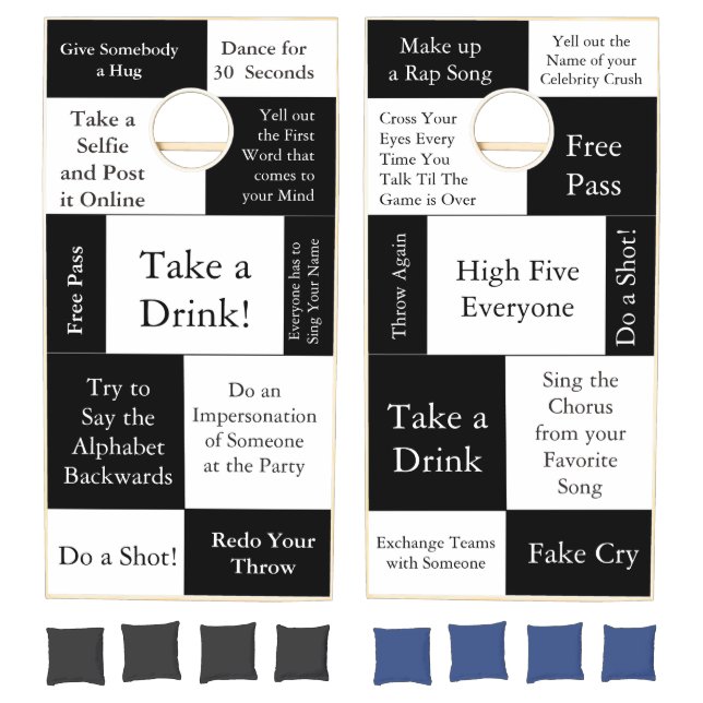 Funny Dares Drinking Game Corn Hole (Set)