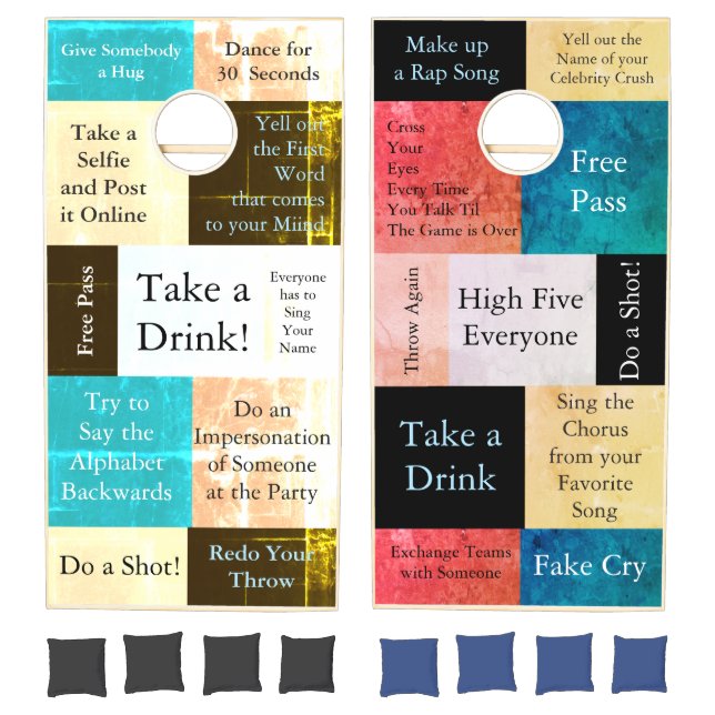 Funny Dares Drinking Game Corn Hole (Set)